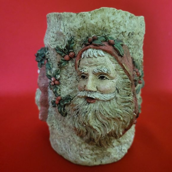Vintage House of Lloyd Santa Father Resin Candle Holder 1995 - Picture 2 of 12